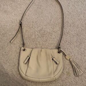 Vince Camuto Cream Crossbody Bag with Tassel